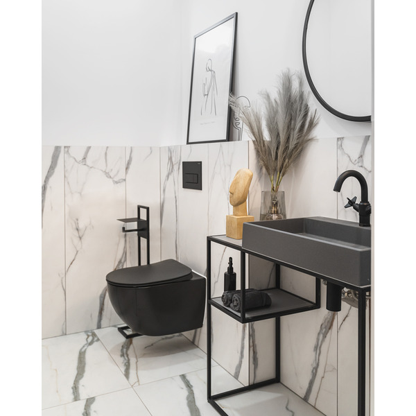 Унітаз із сидінням, прихованого монтажу Deante PEONIA 6 в 1 (CDENNZPW)