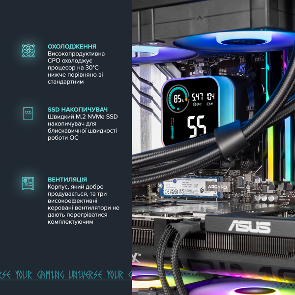 Персональний комп`ютер ASGARD (A78X3D.32.S10.56T.5834)