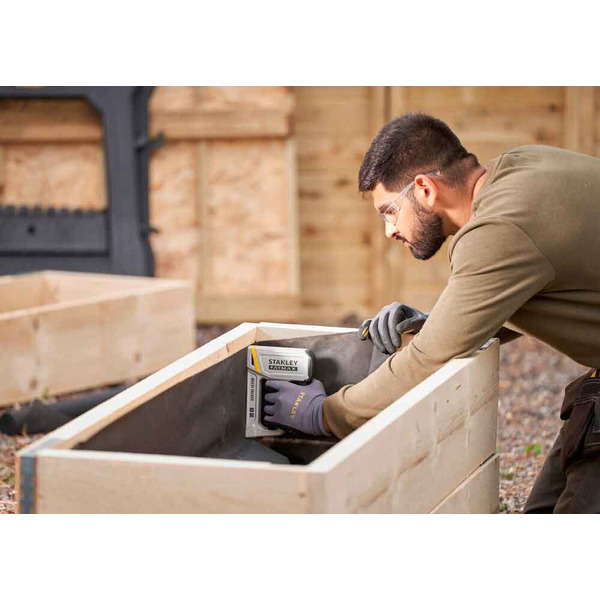 Степлер будівельний Stanley FatMax Light Duty для скоб А 6-14 мм та цвяхів J 12/15 мм (FMHT70443-0)