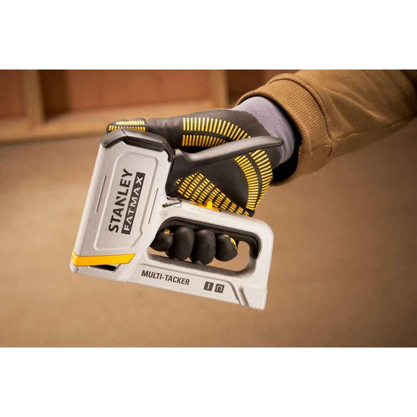 Степлер будівельний Stanley FatMax Light Duty для скоб А 6-14 мм та цвяхів J 12/15 мм (FMHT70443-0)