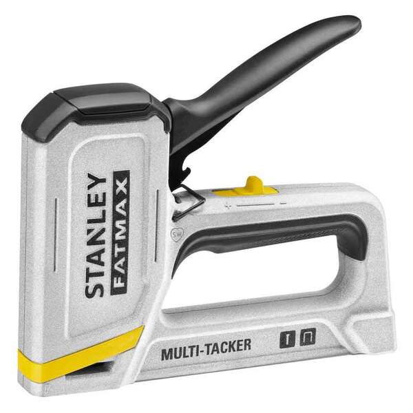 Степлер будівельний Stanley FatMax Light Duty для скоб А 6-14 мм та цвяхів J 12/15 мм (FMHT70443-0)
