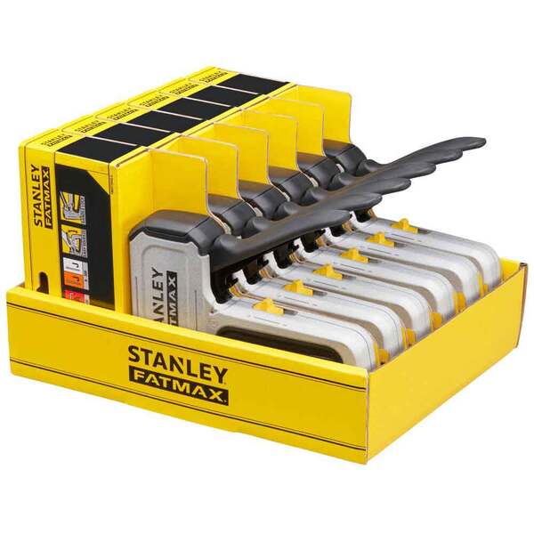 Степлер будівельний Stanley FatMax Light Duty для скоб А 6-14 мм та цвяхів J 12/15 мм (FMHT70443-0)