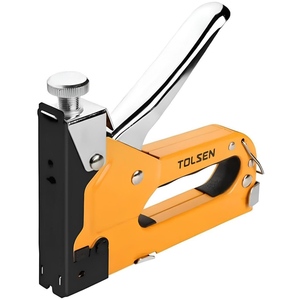Степлер Tolsen, 4-14мм, тип скоб H, тримач металевий, регулювання забивання скоби (43020)