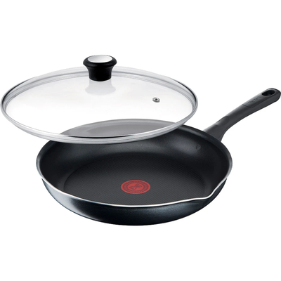 Сковорода з кришкою TEFAL Day by Day 24 см Black (B5580423_SET)