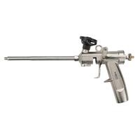 Neo Tools 61-011 Пистолет для монтажной пены с латунной головкой, алюминий покрытый никелем, сатиновая отделка
