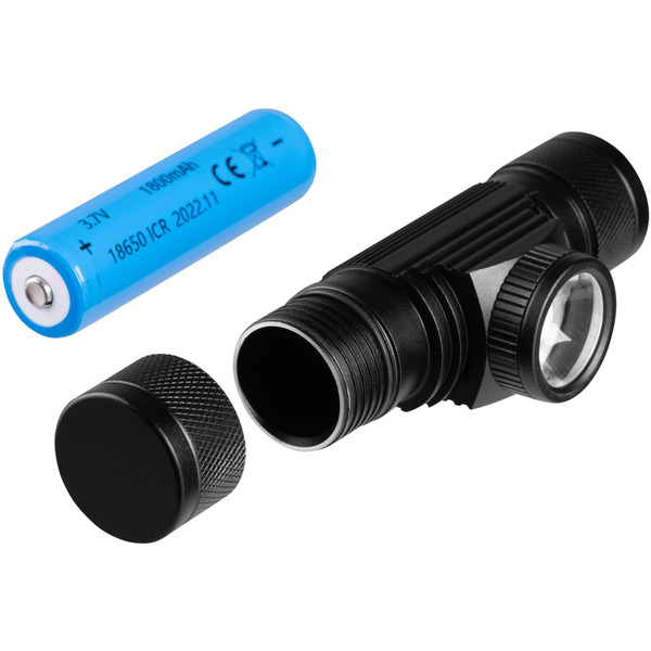 2E Ліхтар налобний, 500 люмен, 5 Вт., USB, 1800 мАг, 1х Cree XPG LED, багаторежимний, алюмінієвий + пластик ABS