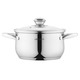 ARDESTO Кастрюля Gemini Gourmet, стеклянная крышка, 2.3 л, нержавеющая сталь