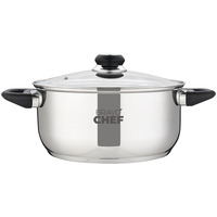 Каструля Bravo Chef L'Appetit сіра з нержавіючої сталі 2.7 л (BC-2003-20)