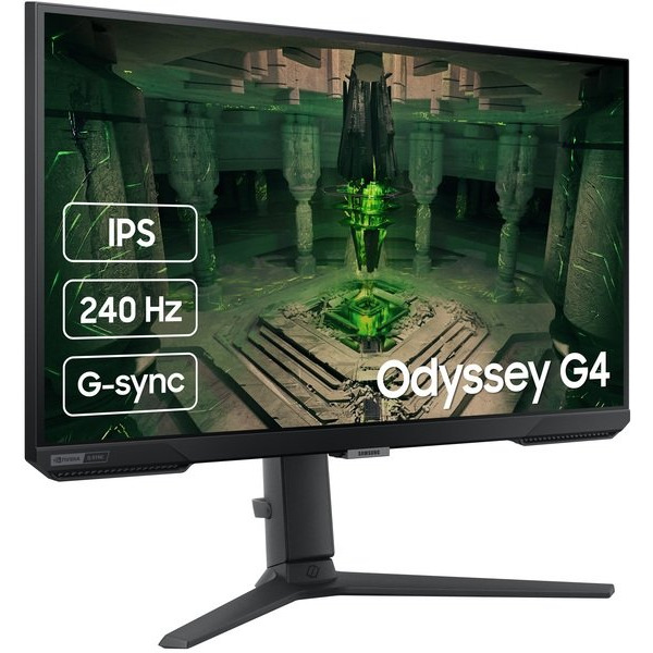 Монiтор Samsung 27 Odyssey G4 S27BG400EI (LS27BG400EIXCI) IPS Black
