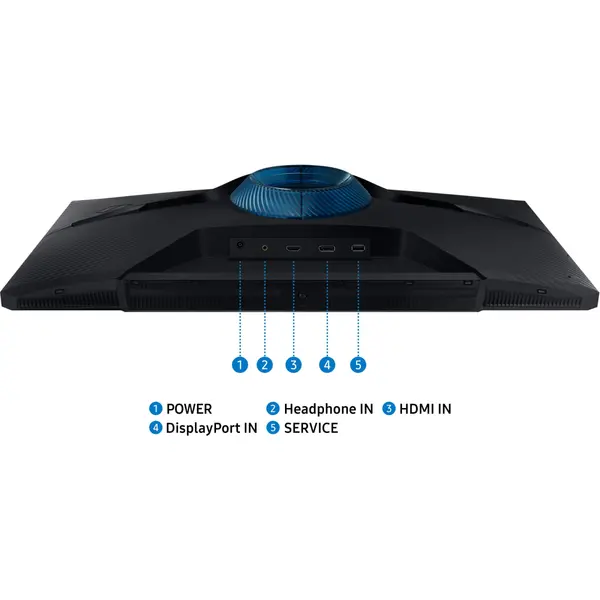 Монiтор Samsung 24 Odyssey G3 LS24DG300 (LS24DG300EIXCI) VA Black 180Hz