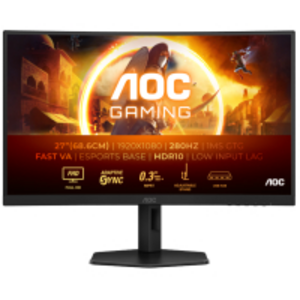 Монiтор TFT AOC 27" C27G4ZXU VA Curved FHD 280Hz 300nit 2*HDMI DP USB HAS MM Black