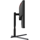 Монітор TFT 27" AOC Q27G3XMN/BK, MiniLED QHD IPS, 180Hz, 1ms, 2xHDMI, DP, HAS, Pivot, чорно-червоний