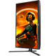Монітор TFT 27" AOC Q27G3XMN/BK, MiniLED QHD IPS, 180Hz, 1ms, 2xHDMI, DP, HAS, Pivot, чорно-червоний