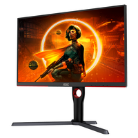 Монітор TFT 27" AOC Q27G3XMN/BK, MiniLED QHD IPS, 180Hz, 1ms, 2xHDMI, DP, HAS, Pivot, чорно-червоний