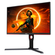 Монітор TFT 27" AOC Q27G3XMN/BK, MiniLED QHD IPS, 180Hz, 1ms, 2xHDMI, DP, HAS, Pivot, чорно-червоний