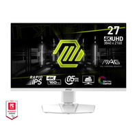 Монітор MSI 27" MAG 274URFW 2xHDMI, DP, USB-C, Audio, IPS, 3840x2160, 160Hz, 0.5ms, sRGB 133%, AdaptiveSync, Pivot, HDR400, білий