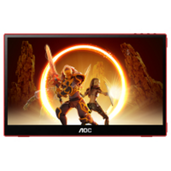 Монiтор TFT AOC 15.6 16G3 IPS FHD 144Hz HDMI USB-C MM Gaming Portable Black/Red
