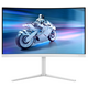 Монiтор TFT PHILIPS 27" Evnia 27M2C5501/00 VA Curved QHD 180Hz HDMI DP HAS Ambiglow White