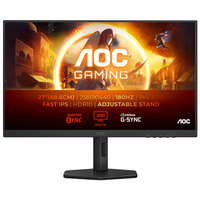 Монiтор TFT AOC 27" Q27G4XF IPS QHD 180Hz G-Sync 2*HDMI DP Pivot Black/Grey