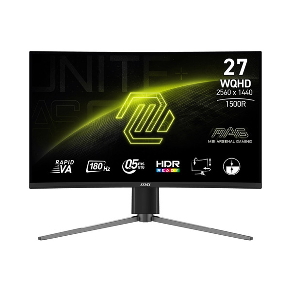 Монітор MSI 27 MAG 27CQ6PF VA Black Curved 180Hz