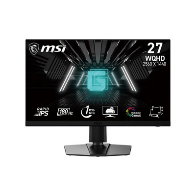 Монітор MSI 27" G272QPF-E2 2xHDMI, DP, Audio, IPS, 2560x1440, 180Hz, 1ms, sRGB 125%, FreeSync, Pivot