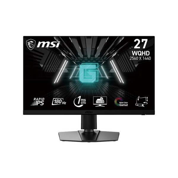 Монітор MSI 27 G272QPF-E2 2xHDMI, DP, Audio, IPS, 2560x1440, 180Hz, 1ms, sRGB 125%, FreeSync, Pivot