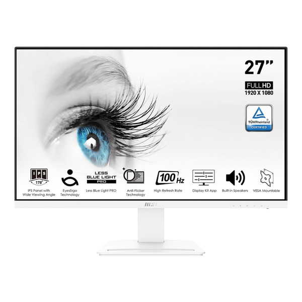 Монітор MSI 27 PRO MP273AW IPS White
