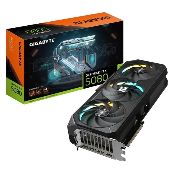 Назва відеокарти: Gigabyte GeForce RTX 5080 GV-N5080GAMING OC-16GD