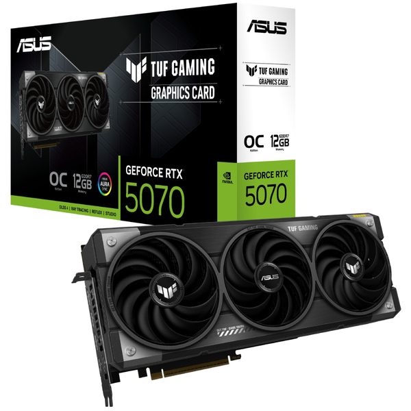 Видеокарта Asus GeForce RTX 5070 TUF-RTX5070-O12G-GAMING