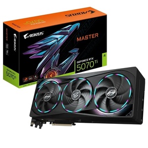 Видеокарта GF RTX 5070 Ti 16GB GDDR7 Aorus Master Gigabyte (GV-N507TAORUS M-16GD)