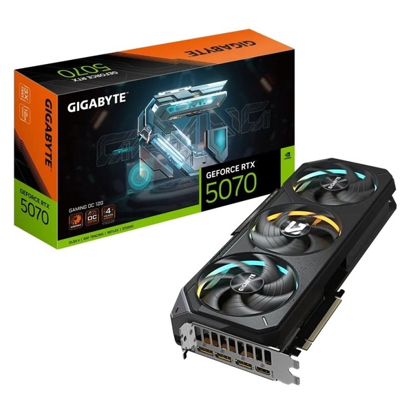 Відеокарта Gigabyte RTX 5070 12GB GV-N5070GAMING OC-12GD