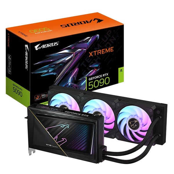 Відеокарта Gigabyte GeForce RTX 5090 Aorus Xtreme Waterforce 32GB GDDR7 (GV-N5090AORUSX W-32GD)