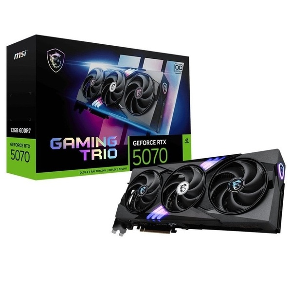 Видеокарта MSI GeForce RTX 5070 12G GAMING TRIO OC