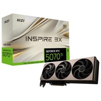 Відеокарта GF RTX 5070 Ti 16GB GDDR7 Inspire 3X OC MSI (GeForce RTX 5070 Ti 16G INSPIRE 3X OC)