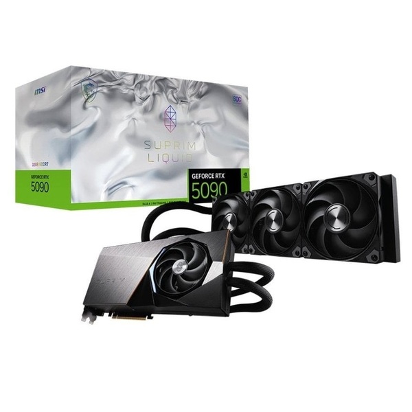 MSI GeForce RTX 5090 32GB SUPRIM LIQUID SOC