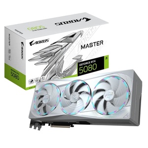 Відеокарта Gigabyte GeForce RTX 5080 16GB GDDR7 Aorus Master Ice (GV-N5080AORUSM ICE-16GD)