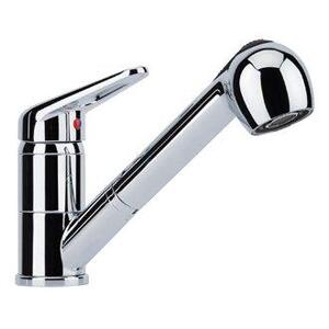 Змішувач кухонний Franke Novara-Plus із витяжним шлангом Хром (115.0347.111)