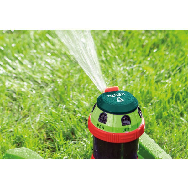 Verto Ороситель, 6 функций, регулировка диапазона полива и угла струи (15G788)