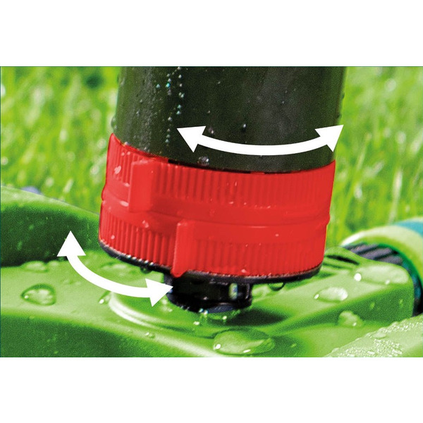 Verto Ороситель, 6 функций, регулировка диапазона полива и угла струи (15G788)