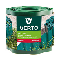 Стрічка VERTO газонна 10см x 9м, зелена 15G510