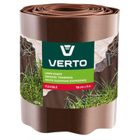 Стрічка VERTO газонна 15 cm x 9 m, коричнева 15G514