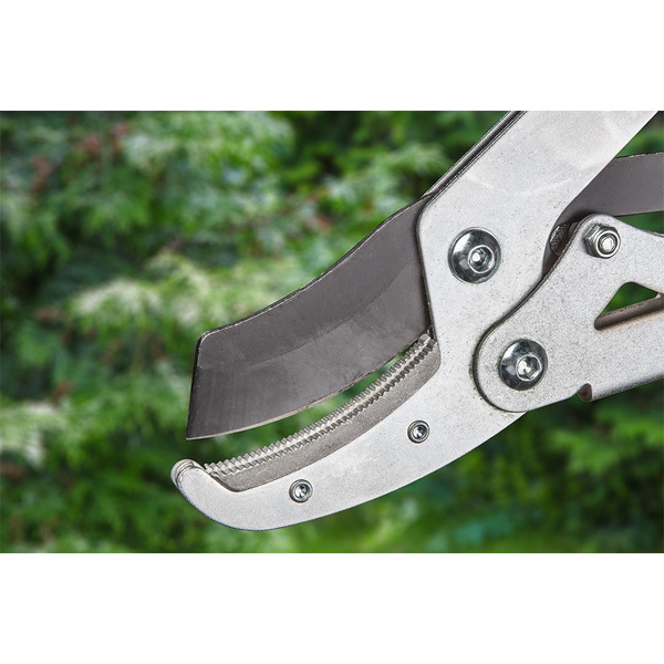 Verto Секатор-сучкорез, контактный, телескопический, с наковаленкой, держатель алюминий, антискользящий