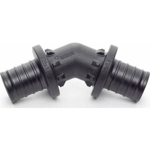 Кутник Rehau Rautitan PX, 45°, 25 мм, поліфенілсульфон, чорний