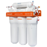 Фільтр зворотного осмосу Ecosoft Absolute з мінералізатором, 75 гал/добу, дренаж 1:1, одинарний кран модерн