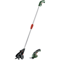 Bosch Кусторез ISIO, аккумуляторный 3.6V Li 1.5 Ач, нож 12 см, со штангой