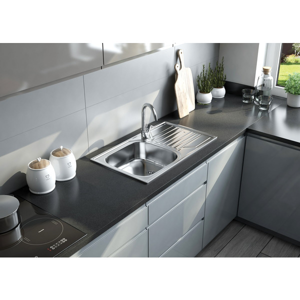 Сталева кухонна мийка Deante DOPPIO (ZEN_0113)
