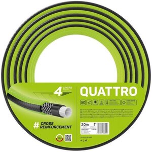 Cellfast Шланг садовый QUATTRO 1”, 20м, 4-х слойный, до 20 Бар, -10…+50°C