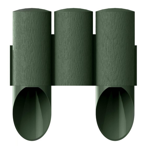 Cellfast Газонное ограждение MAXI, 3 элемента, 2.1м, зеленый