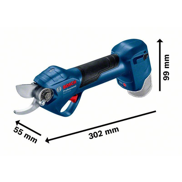 Bosch Секатор Pro Pruner SOLO аккумуляторный, 12В, 3.0 Ач, до 25мм, 1кг