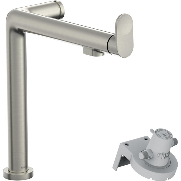 Смеситель для кухни Hansgrohe Aqittura M91, дл.излива - 285мм, поворотный, 1 рычаг, FilterSystem 240, под сталь